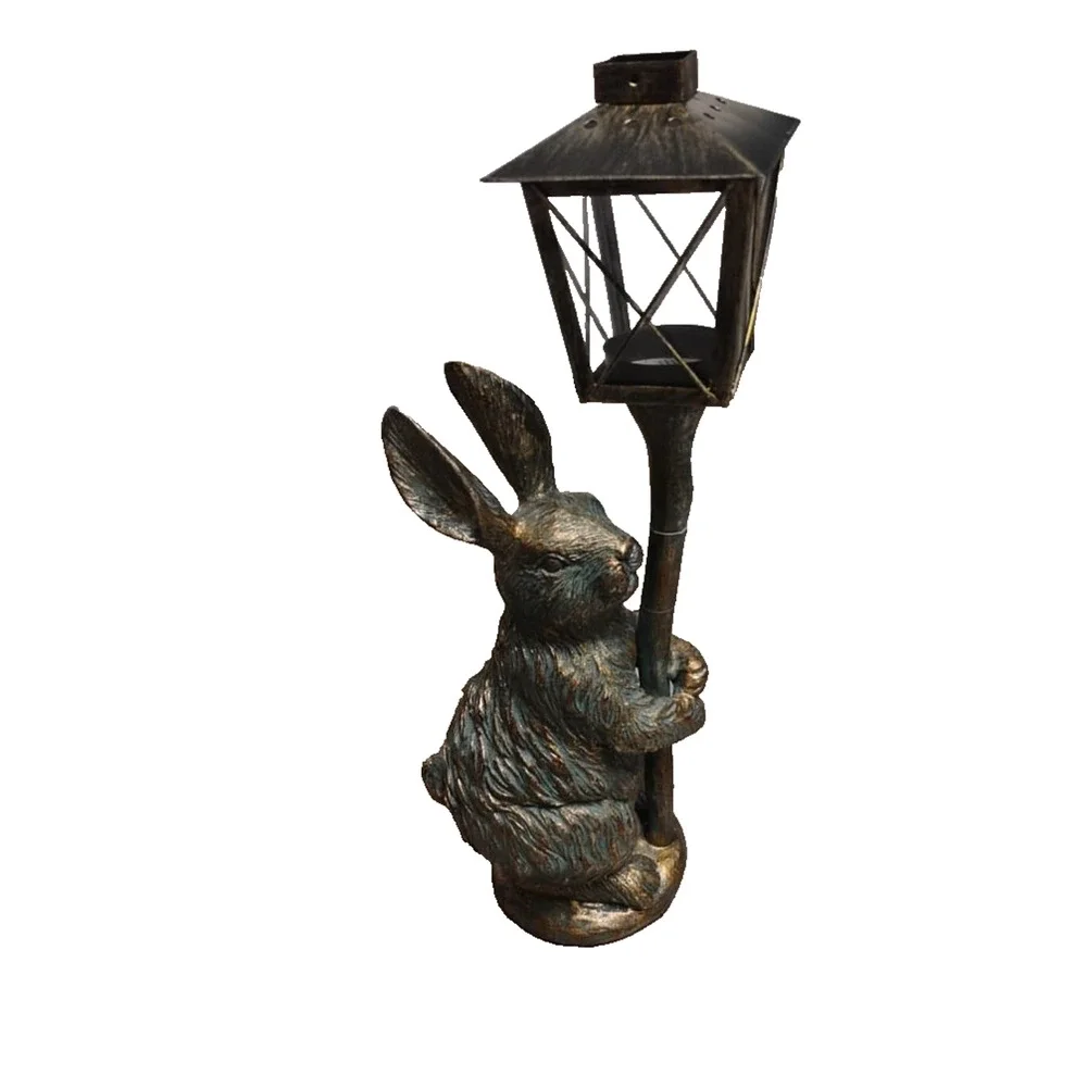 Garden Statues Outdoor – Rabbit Yard Decor, Bunny